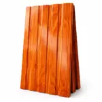 Профнастил под дерево «Вишня светлая» С8 2000-1200-0,35